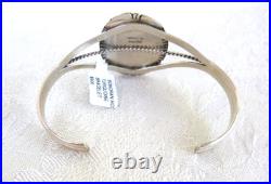 NWT Navajo Dave Skeets Sonoran Gold Turquoise Cuff Bracelet 925 Sterling Silver