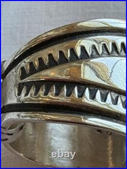 Native- A. Jake- Sonoran Gold Ring. Solid 925 Sterling Silver- Sz 9