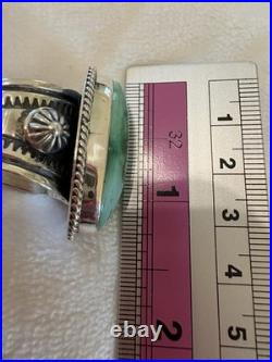 Native- A. Jake- Sonoran Gold Ring. Solid 925 Sterling Silver- Sz 9