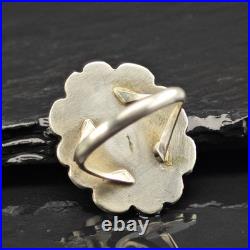 Native American Cardinal Ring Sterling Silver Sz 6 1/2