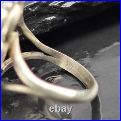 Native American Cardinal Ring Sterling Silver Sz 6 1/2
