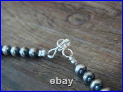 Native American Hand Strung Round Navajo Pearl 16 Necklace by I. John