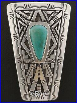 Native American Handmade NAVAJO RARE Royston Turquoise Bolo Tie