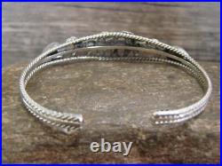 Native American Indian Sterling Silver & Turquoise Horse Bracelet by Begay