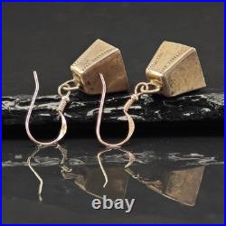 Native American MIL Bells Sterling Silver Hook Earrings Native American MIL Bells Sterling Silver Hook Earrings
