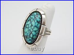 Native American Navajo Indian Mary Marie Yazzie Sterling Silver Turquoise Ring