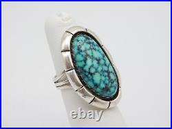 Native American Navajo Indian Mary Marie Yazzie Sterling Silver Turquoise Ring