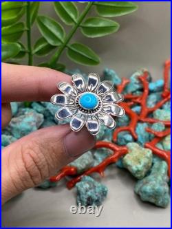 Native American Navajo Turquoise Sterling Silver ring jewelry