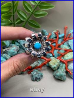 Native American Navajo Turquoise Sterling Silver ring jewelry