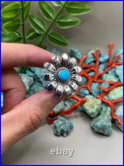 Native American Navajo Turquoise Sterling Silver ring jewelry