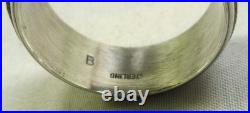 Native American Sterling Silver Spinner Storyteller Ring Size 13 1/2 Signed #125