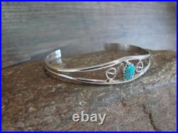 Native American Sterling Silver & Turquoise Bracelet by Lincoln