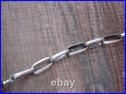 Native American Sterling Silver Turquoise & Navajo Pearl 28 Necklace by John