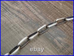 Native American Sterling Silver Turquoise & Navajo Pearl 28 Necklace by John