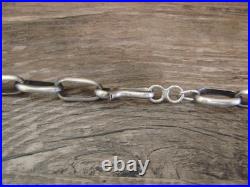 Native American Sterling Silver Turquoise & Navajo Pearl 28 Necklace by John