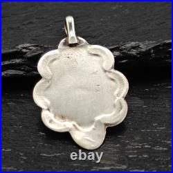 Native American Turquise Pendant Sterling Silver