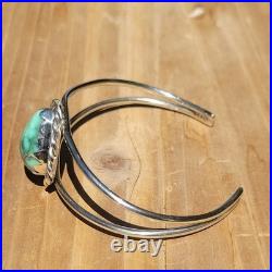 Natural HiGrade Damale Turquoise Sterling Silver Cuff Bracelet 5.5-6 Handmade
