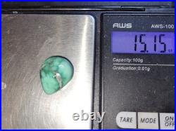 Natural HiGrade Damale Turquoise Sterling Silver Cuff Bracelet 5.5-6 Handmade