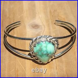 Natural HiGrade Damale Turquoise Sterling Silver Cuff Bracelet 5.5-6 Handmade