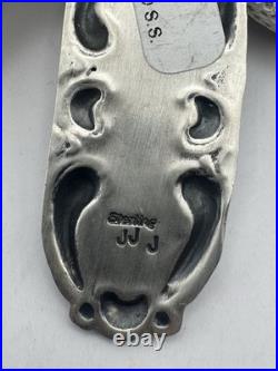 Navajo Artist Jeff James Turquoise And Sterling Silver Pendant