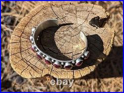 Navajo Bracelet Native American Purple Spiny NA Jewelry Sterling Silver sz 7 Tso