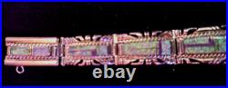 Navajo Confetti Opal Sterling Silver Bracelet Native American Jewelry 8 CW2014