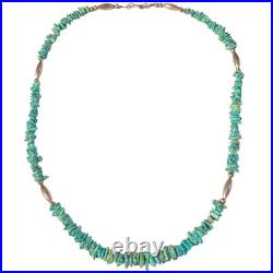 Navajo Darling Darlene Turquoise Sterling Silver Beads Necklace
