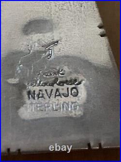 Navajo Frank Yellowhorse Sterling Silver Pendant