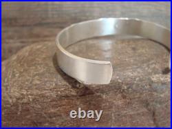 Navajo Hand Stamped Sterling Silver Bracelet by Sandy Bell Navajo Hand Stamped Sterling Silver Bracelet by Sandy Bell