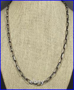 Navajo Handmade Chain 20 Necklace Sterling Silver 16.9 gm Robin Tsosie