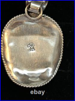 Navajo Handmade Cowboy Hat Pendant by Artist Bobby Platero / Running Bear