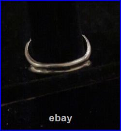 Navajo Indian Sterling Silver Turquoise Ring Size 14 Calladitto