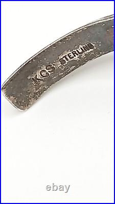 Navajo KCS Sterling Silver Bracelet