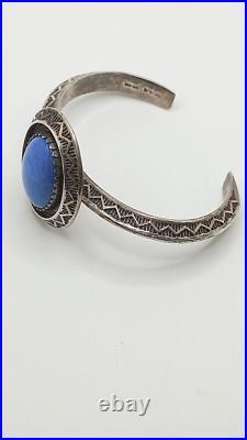 Navajo KCS Sterling Silver Bracelet