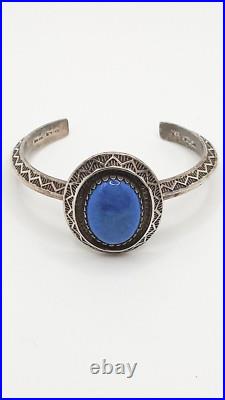 Navajo KCS Sterling Silver Bracelet