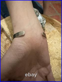 Navajo Multi Gemstone/Sterling Silver cuff and earrings. Sawtooth bezel. Vintage