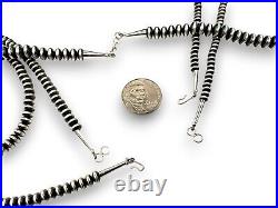 Navajo Pearls Sterling Silver Rondelles Saucer Flat Bead Necklace 4mm 28 60428 Navajo Pearls Sterling Silver Rondelles Saucer Flat Bead Necklace 4mm 28 60428