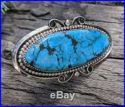 Navajo Ring Rare Tom Begay Large Brown Matrix Turquoise Sterling Silver