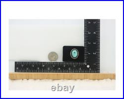 Navajo Ring Sterling Silver Turquoise Signed Sunrise Size 6.25