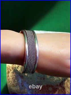 Navajo Sterling Silver Bracelet by Bahe Elegant Simplicity