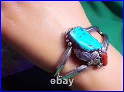 Navajo Sterling Silver Bracelet by Lucy Calladitto Gorgeous