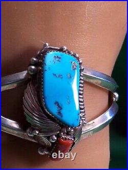 Navajo Sterling Silver Bracelet by Lucy Calladitto Gorgeous