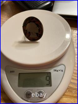 Navajo Sterling Silver Buffalo Indian Head Nickel Ring Primitive