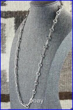 Navajo Sterling Silver Chain Necklace Ben Begay