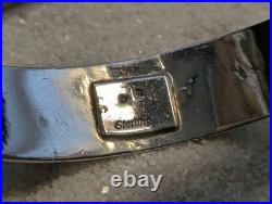 Navajo Sterling Silver Etched Cuff by Dennis Ramone 43 Grams