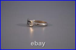 Navajo Sterling Silver Ring Signed Cortez Size 7 1/2