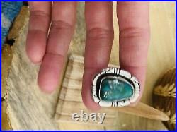 Navajo Sterling Silver & Royston Turquoise Ring