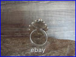 Navajo Sterling Silver Turquoise Adjustable Ring Size 8 to 11 Albert Cleveland