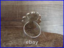 Navajo Sterling Silver Turquoise Adjustable Ring Size 8 to 11 Albert Cleveland