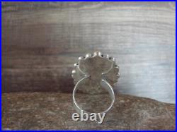 Navajo Sterling Silver Turquoise Adjustable Ring Size 8 to 11 Albert Cleveland